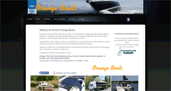 Desktop Screenshot of orangeboats.eu