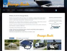 Tablet Screenshot of orangeboats.eu